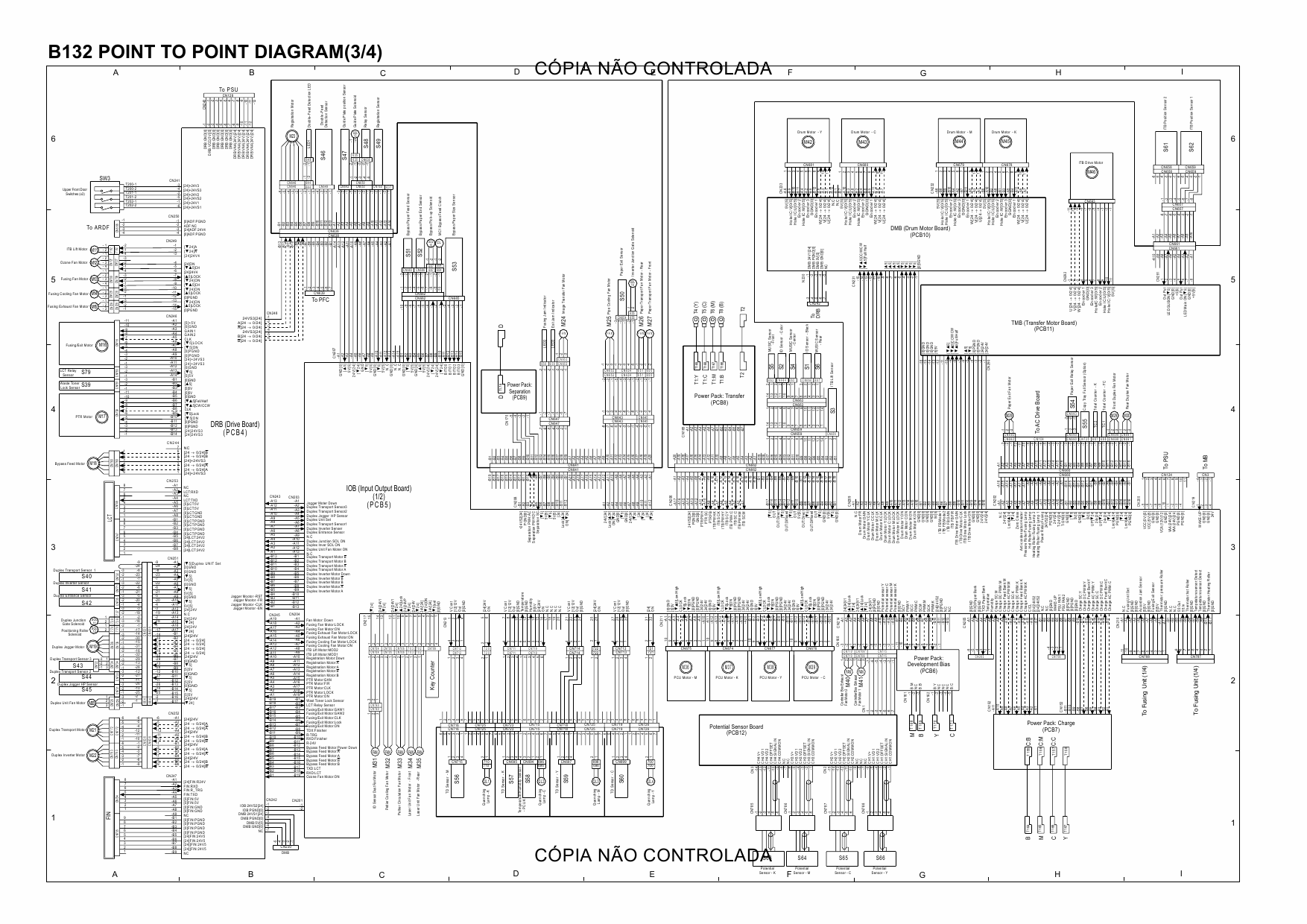 RICOH Aficio 3260C 5560 B132 B181 B200 Circuit Diagram-3